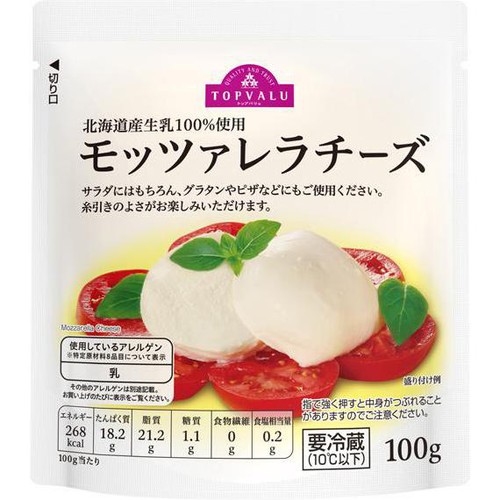 モッツァレラチーズ(フレッシュ) 100g トップバリュ