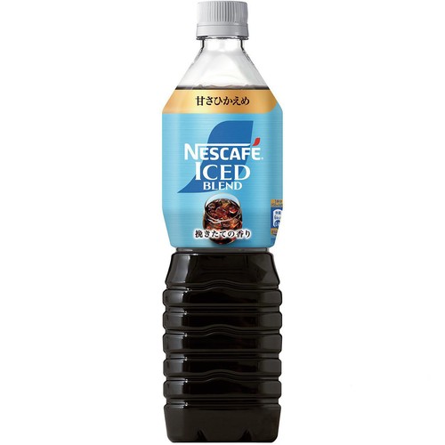 ネスレ ネスカフェ アイスブレンド ボトルコーヒー 甘さひかえめ 1ケース 900ml x 12本