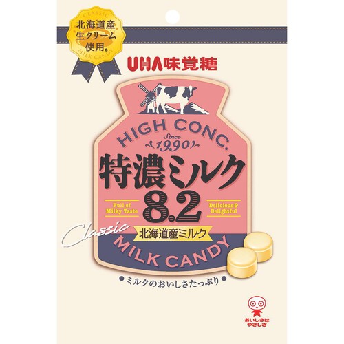 UHA味覚糖 特濃ミルク8.2 北海道産ミルク 88g