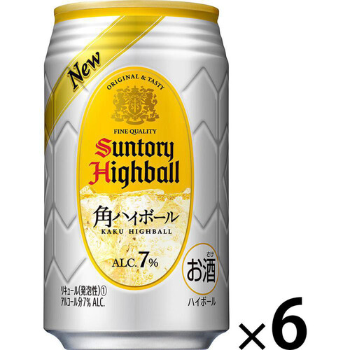 サントリー 角ハイボール 350ml x 6本