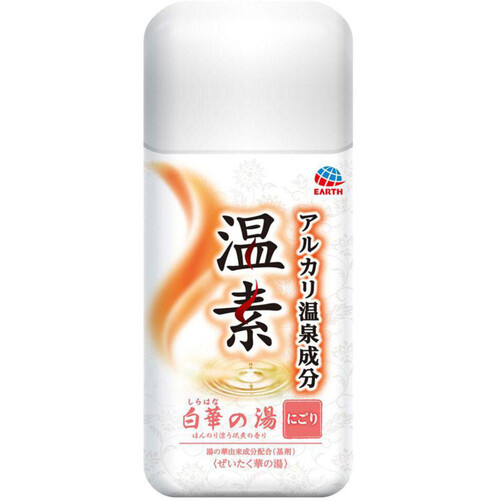 アース製薬 温素入浴剤 白華の湯 600g