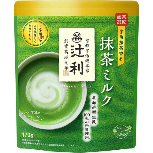 片岡物産 辻利 抹茶ミルク 170g Green Beans | グリーンビーンズ by AEON