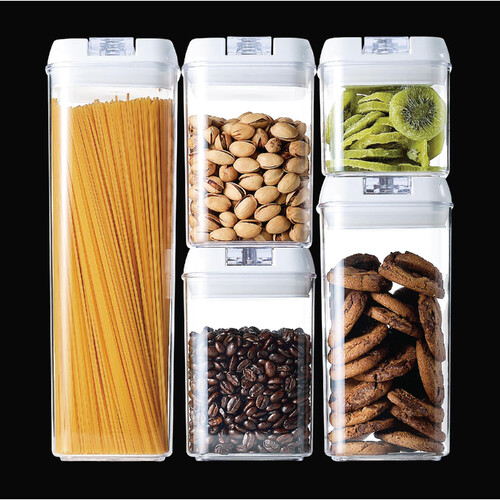 レバーDE簡単ロックシステムコンテナ1.9L 保存容器 パスタ保存 HB1386