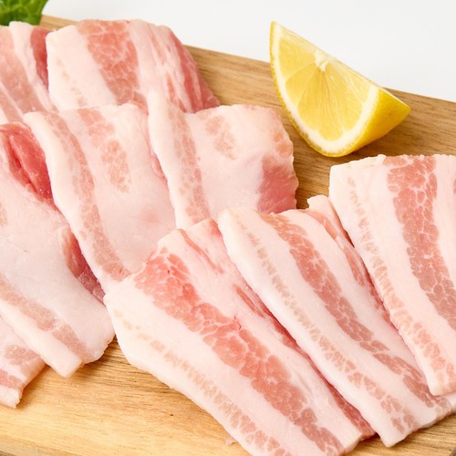 [鮮度+]【冷蔵】山形県産 豚肉ばら焼肉用 150g-190g