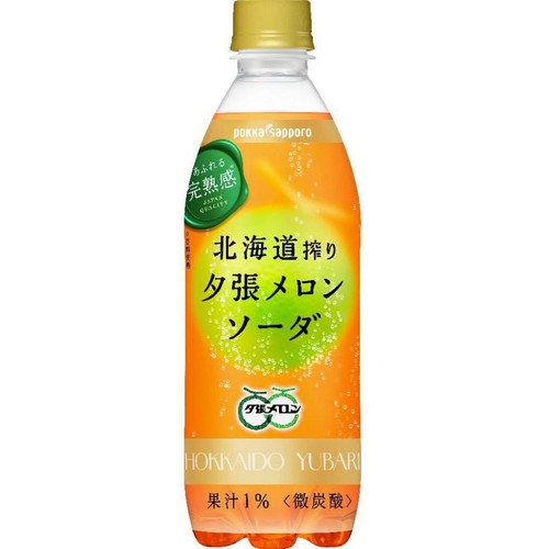 サワーポメロ 20キロ ポッカサッポロ 北海道搾り 夕張メロンソーダ 500ml Green Beans