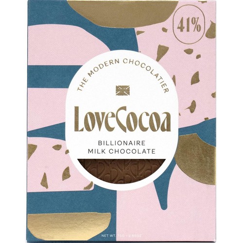 ラブココア ビリオネア ミルクチョコレート 75g