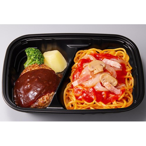ニチレイ ハンバーグ&ナポリタン【冷凍】 1人前(300g) Green Beans ニチレイ ハンバーグ&ナポリタン【冷凍】 1人前(300g) Green Beans