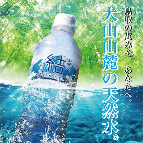 永伸商事 結(ゆいのみず) 1ケース 500ml x 24本 Green Beans