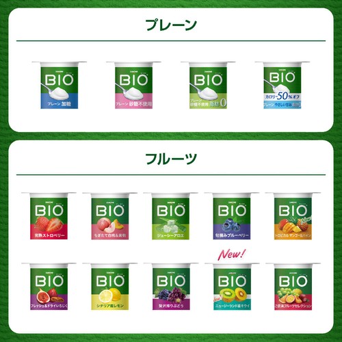 ダノン ビオ 洋梨&ぶどう 75g x 4個