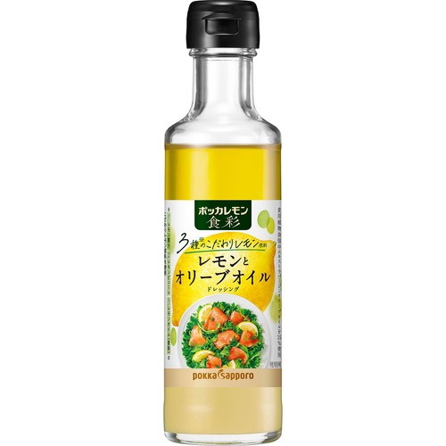ポッカサッポロ ポッカレモン食彩 レモンとオリーブオイルドレッシング 180ml