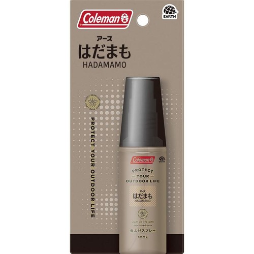 アース製薬 はだまも ミスト コールマン 虫よけスプレー 携帯用 アウトドア 60mL