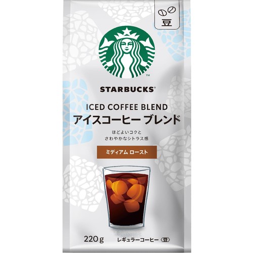 ネスレ スターバックス レギュラーコーヒー 豆 アイスコーヒー ブレンド 220g