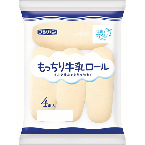 フジパン もっちり牛乳ロール 4個 Green Beans | グリーン