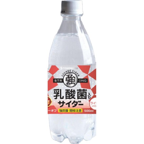 友桝飲料 乳酸菌サイダー 500ml