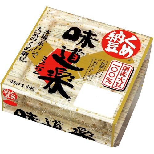 ミツカン くめ納豆 味道楽国産小粒 45g x 2個