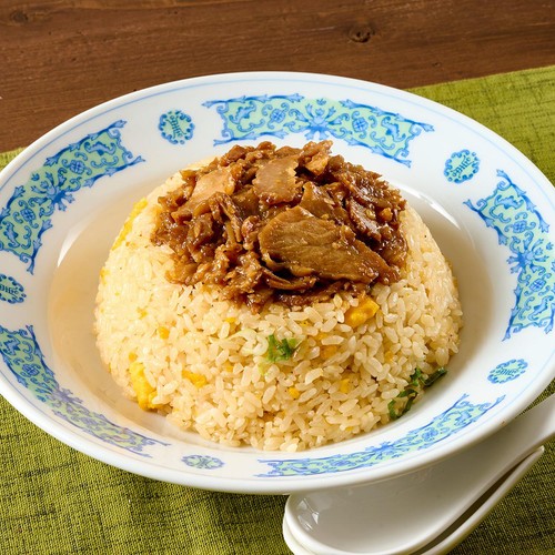 【冷蔵】クラフトデリカ 肉盛りあおり炒めチャーハン 1パック(500g)