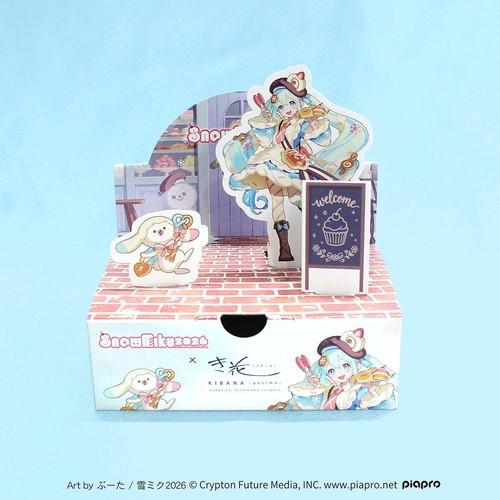 数量限定】壺屋総本店 雪ミク2026 x き花プティモ 6枚入 Green Beans