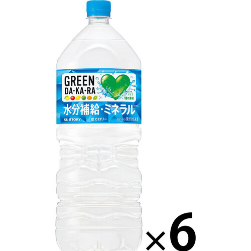 サントリー GREEN DA・KA・RA 1 ケース 2000ml x 6本