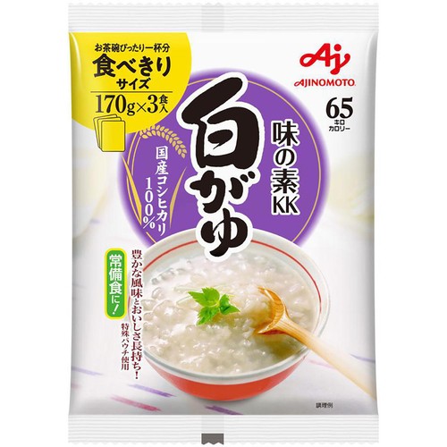 味の素 白がゆ 510g(170g x 3袋入)