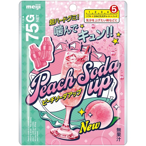 明治 ピーチソーダアップ 75g
