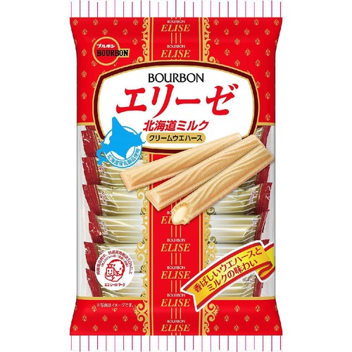 ブルボン エリーゼ北海道ミルク 16本入