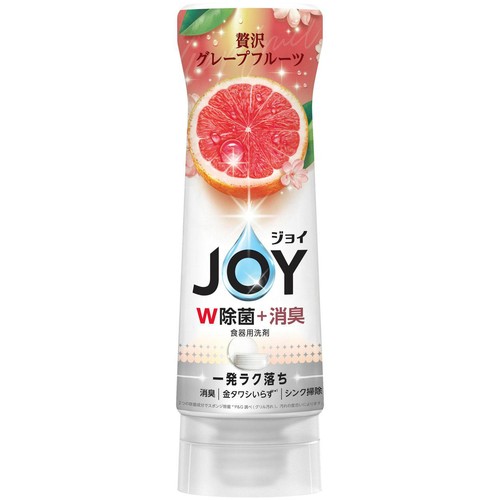 P&G ジョイ JOY W除菌 + 消臭 逆さボトル 贅沢グレープフルーツの香り本体 290mL
