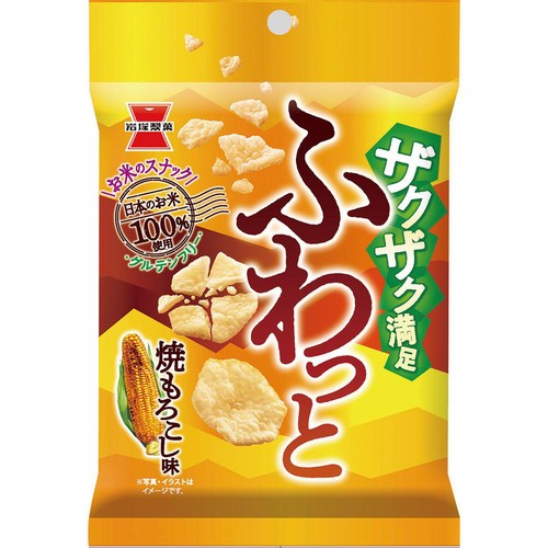 岩塚製菓 ザクザクふわっと焼もろこし味 27g Green Beans | グリーン