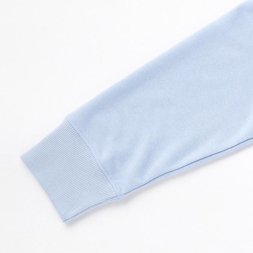 ストレッチミニ裏毛ワンマイルウェア 女の子 サックス 160cm トップバリュ