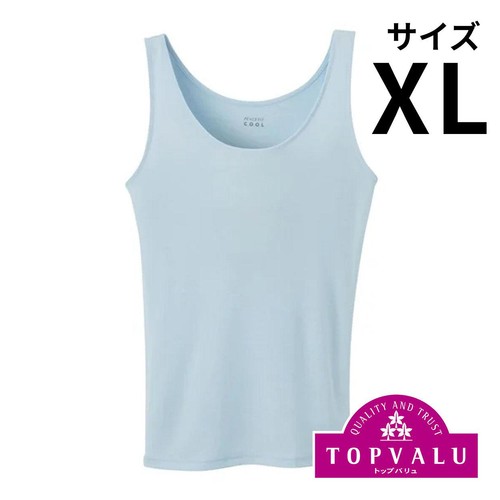 PEACE FIT(ピースフィット) COOL タンクトップ 婦人 ライトブルーXL トップバリュ