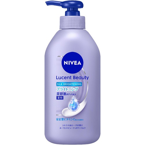 花王 ニベア ルーセントビューティ シルクブライトニング 美容液 ボディミルク 330ml