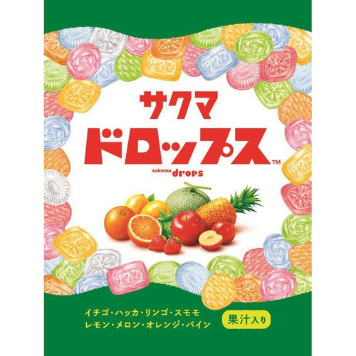 사쿠마 제과 가방 드롭스 105g