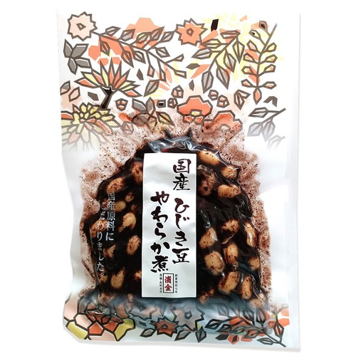 濱金商店 国産ひじき豆やわらか煮 100g Green Beans | グリーン