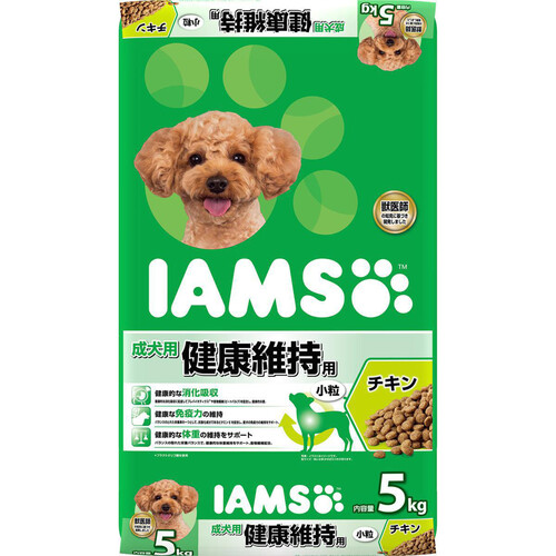 【ペット用】 マースジャパン アイムス 成犬用・健康維持用 小粒 チキン 5kg