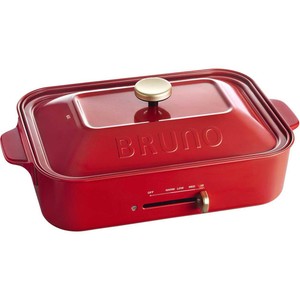 BRUNO ブルーノ コンパクトホットプレート レッド BOE021-RD Green