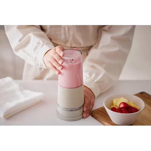アイリスオーヤマ コードレスブレンダー 300ml モカ IBBC301C