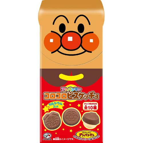不二家 アンパンマンコロコロビスケッチョ 34g
