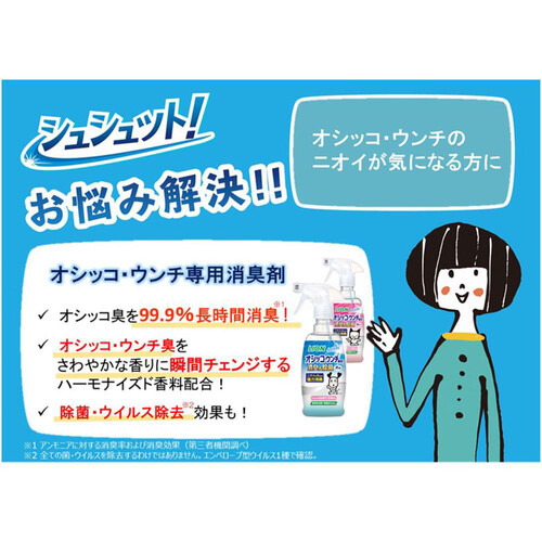 ペット用】 ライオンペット シュシュット!オシツコ・ウンチ専用 消臭剤 猫用 つめかえ用特大 720ml Green Beans | グリーンビーンズ  by AEON