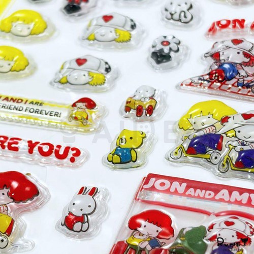 ぷくぷくシール ルネ JON&AMY