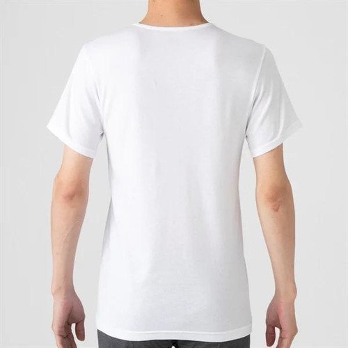 PEACE FIT(ピースフィット) COOL コットン 半袖クルーネックシャツ シロ M トップバリュ