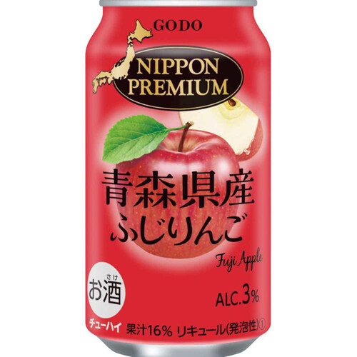 NIPPON PREMIUM 青森県産ふじりんご 350ml