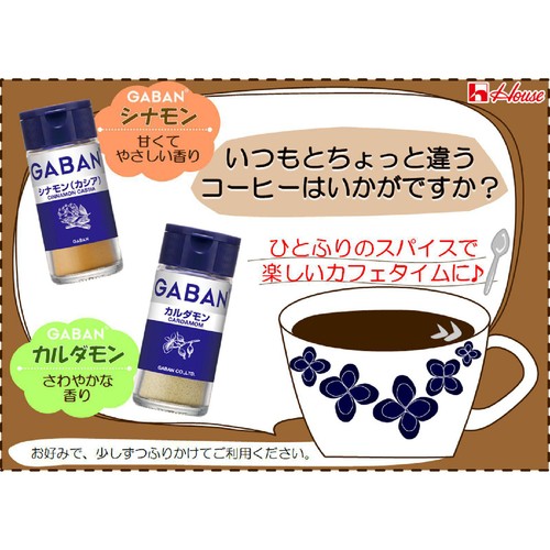 ハウス食品 GABAN ギャバン シナモン(カシア) パウダー 15g