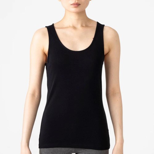 PEACE FIT(ピースフィット) COOL コットンタンクトップ 婦人 クロ XL トップバリュ