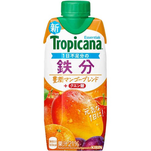 キリン  トロピカーナ エッセンシャルズ 鉄分 330ml