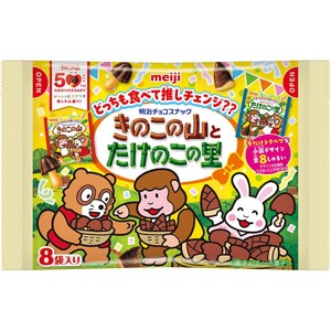 明治 きのこの山とたけのこの里 8袋入 Green Beans | グリーンビーンズ