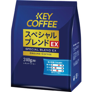 キーコーヒー スペシャルブレンドEX(粉) 240g Green Beans