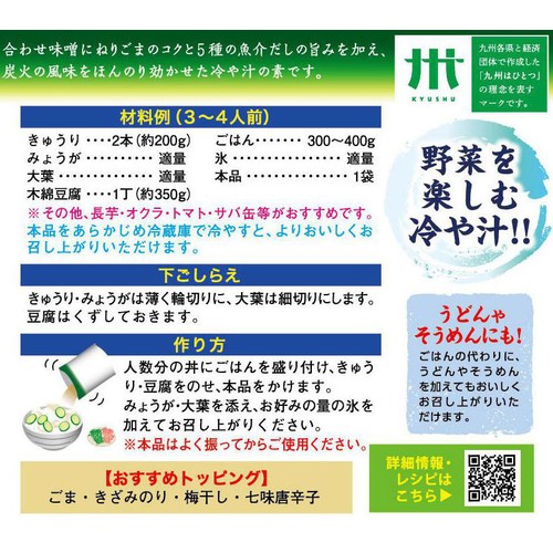 ダイショー 野菜がおいしい!冷や汁の素 3～4人前 700g