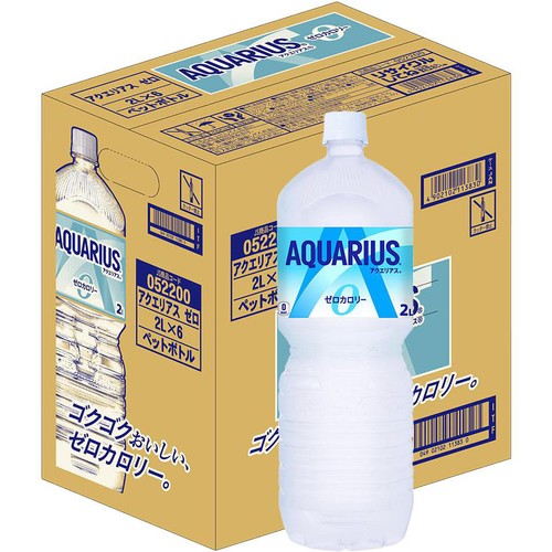 コカ・コーラ アクエリアス ゼロ 1ケース 2000ml x 6本