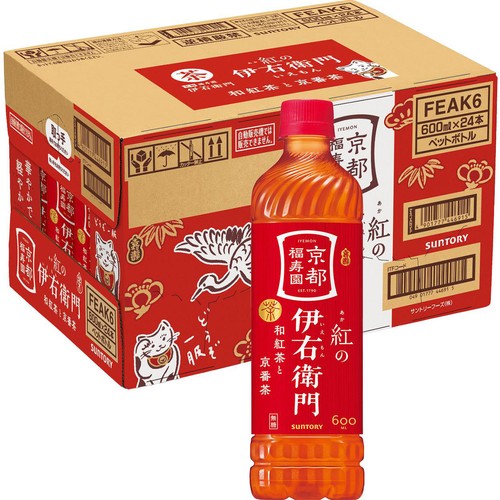 サントリー 紅の伊右衛門 1ケース 600ml x 24本