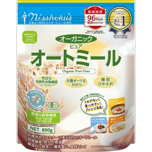 ☆オートミール☆ 日本食品製造 オーガニックピュアオートミール 800g Green Beans