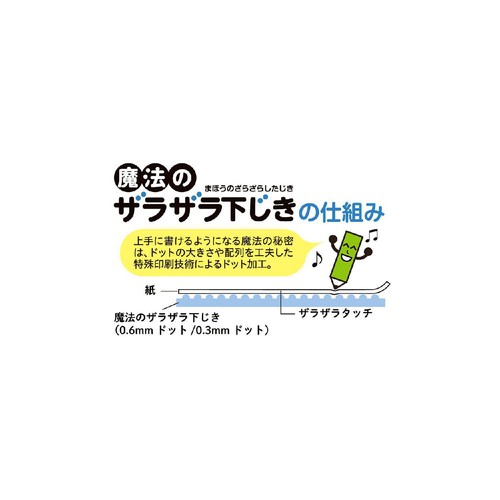 レイメイ藤井 先生おすすめ 魔法のザラザラ下敷き 0.3mm ドット B5 バイオレット